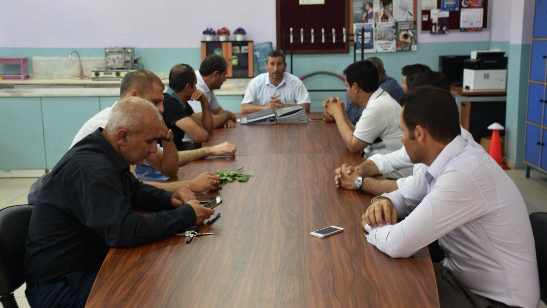 Şube Müdürümüz Turgut ERTAŞ Başkanlığında Haftasonu Yapılacak Sınavlarla İlgili Toplantı Düzenlendi
